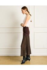 Line and Dot Rhone Mix-Media Skirt