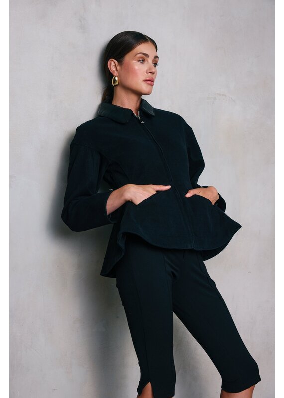 Line and Dot Eton Peplum Jacket