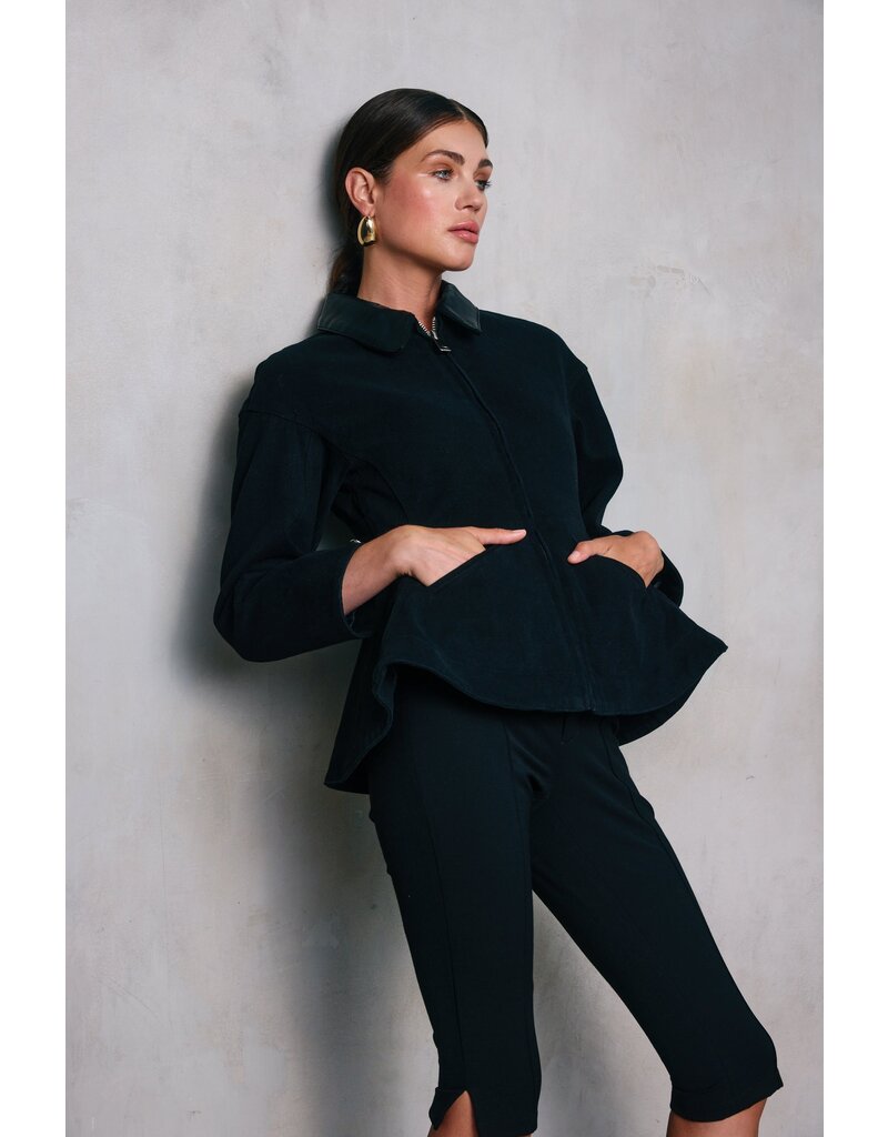 Line and Dot Eton Peplum Jacket