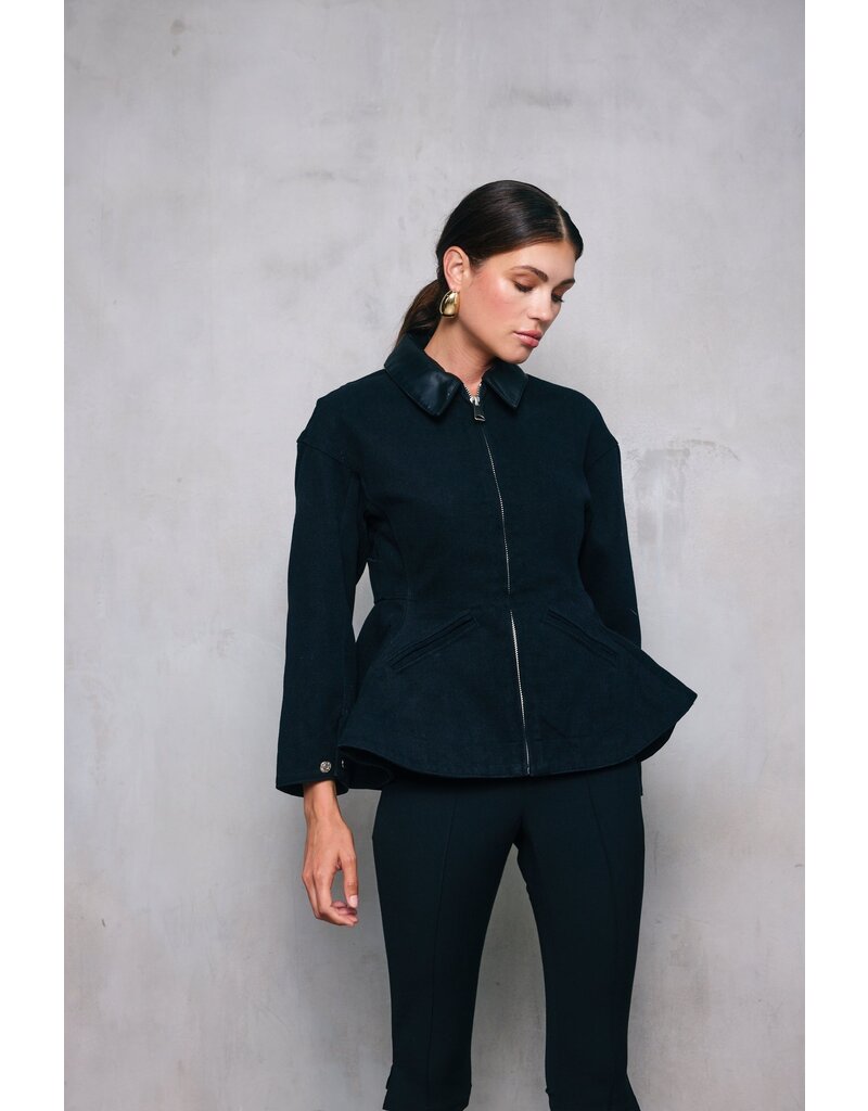 Line and Dot Eton Peplum Jacket