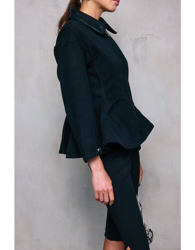 Line and Dot Eton Peplum Jacket