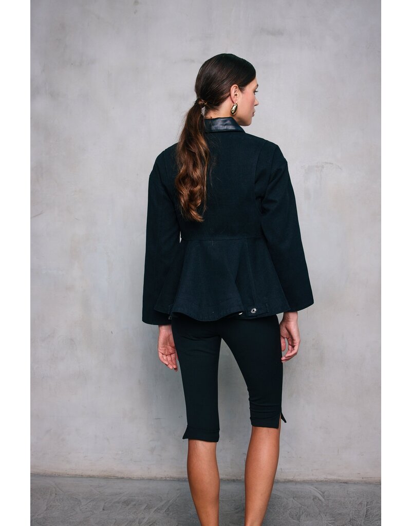 Line and Dot Eton Peplum Jacket