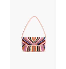 America & Beyond The Soho Tan Tufted Shoulder Bag