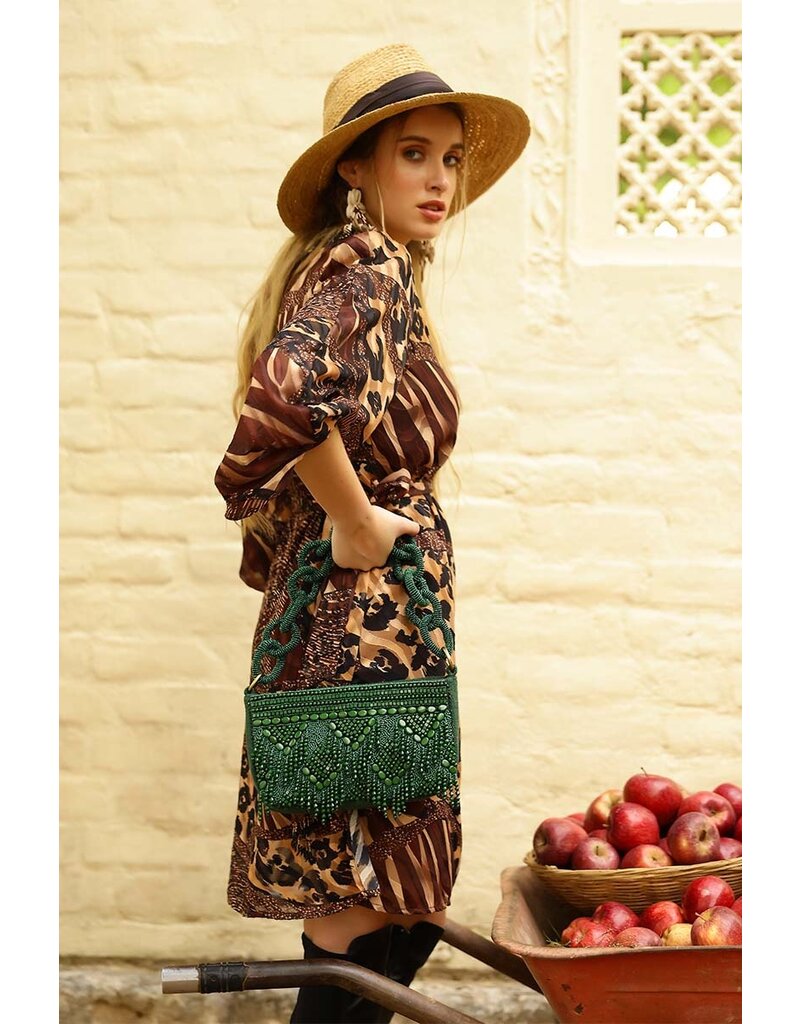 America & Beyond Eden Beaded Shoulder Bag