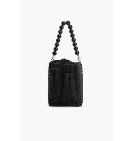 America & Beyond Tahitian Beaded Top Handle Bag