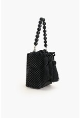 America & Beyond Tahitian Beaded Top Handle Bag