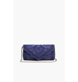 America & Beyond Sapphire Starlight Evening Clutch