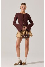 ASTR Nylah Bell Sleeve Cardigan