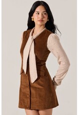 ASTR Gisselle Corduroy Mini Dress
