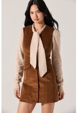 ASTR Gisselle Corduroy Mini Dress