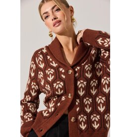 ASTR Marcenia Shawl Collar Cardigan