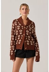 ASTR Marcenia Shawl Collar Cardigan
