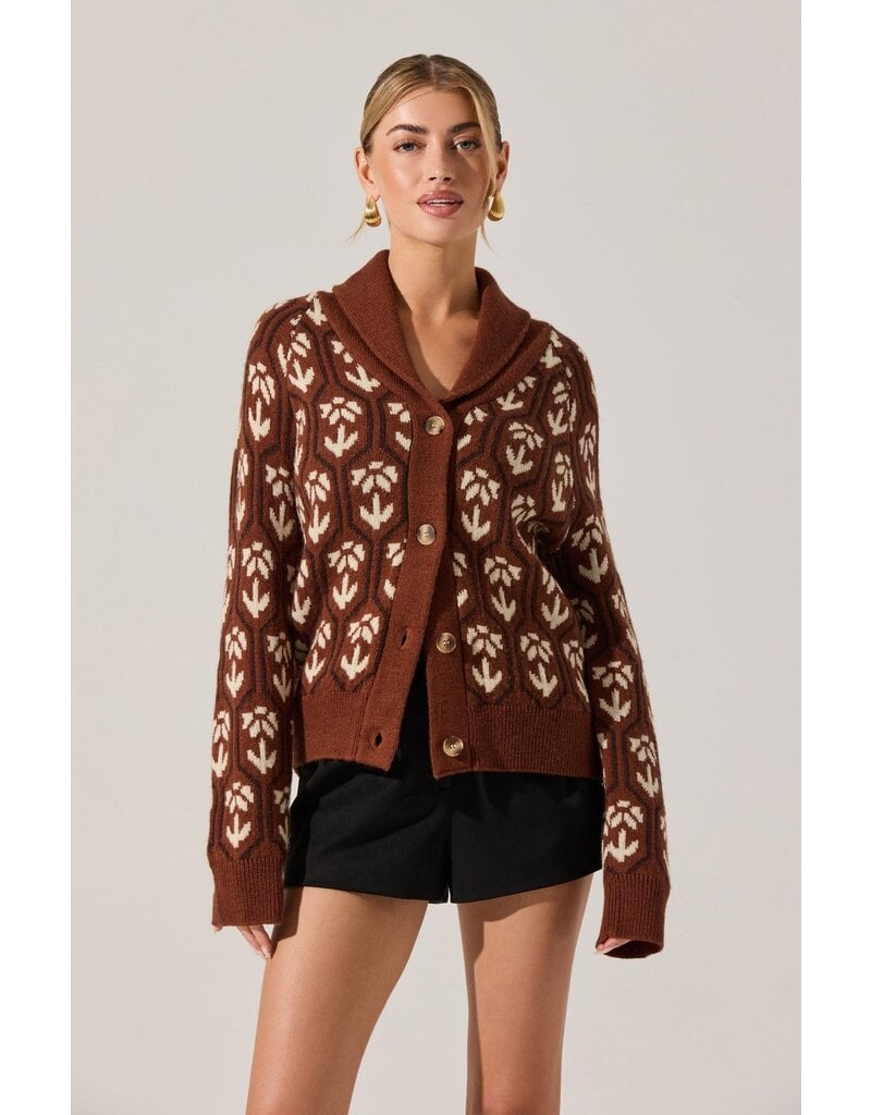 ASTR Marcenia Shawl Collar Cardigan