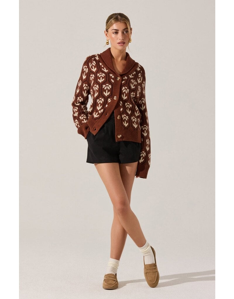 ASTR Marcenia Shawl Collar Cardigan