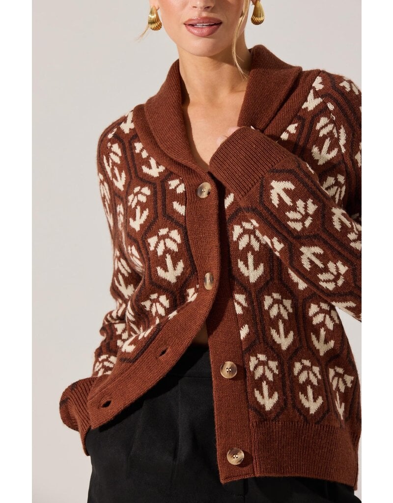 ASTR Marcenia Shawl Collar Cardigan
