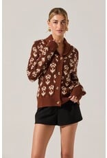 ASTR Marcenia Shawl Collar Cardigan