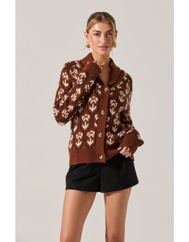 ASTR Marcenia Shawl Collar Cardigan