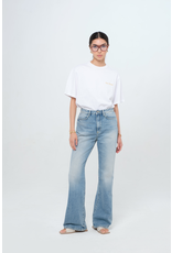 Icon Denim Blue Slim Flared Jeans