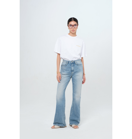 Icon Denim Blue Slim Flared Jeans