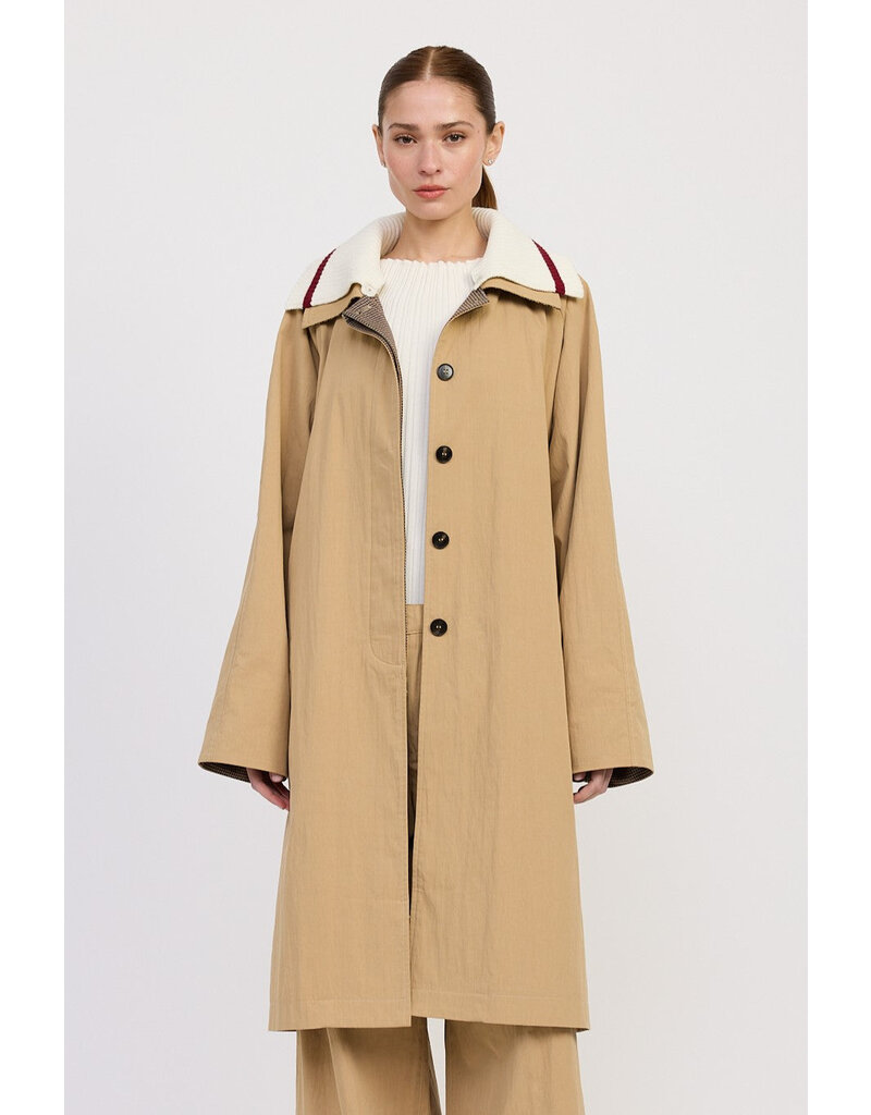 En Saison Marleigh Long Car Coat