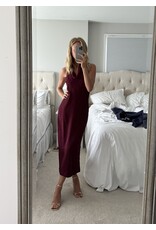 ASTR Alanna Halter Cowl Neck Dress