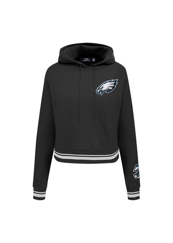 Pro Standard Philadelphia Eagles Women's Cropped Pullover Hoodie