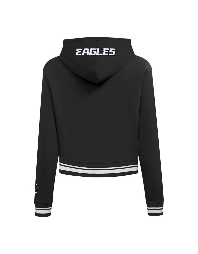 Pro Standard Philadelphia Eagles Women's Cropped Pullover Hoodie