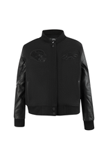 Pro Standard Philadelphia Eagles Women's Triple Black Varsity Jacket