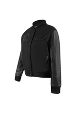 Pro Standard Philadelphia Eagles Women's Triple Black Varsity Jacket