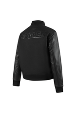 Pro Standard Philadelphia Eagles Women's Triple Black Varsity Jacket