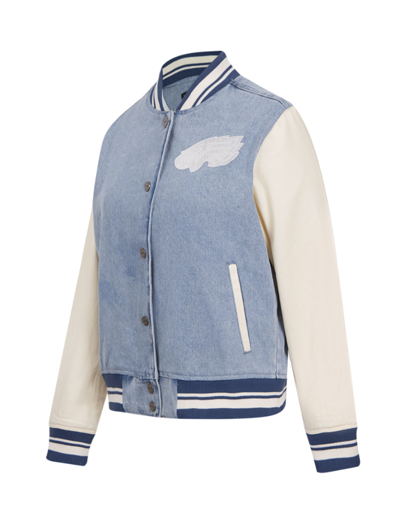 Pro Standard Philadelphia Eagles Women's Varsity Blues Jacket
