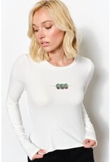 Pretty Garbage Ollie Olive Beaded Top