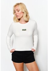 Pretty Garbage Ollie Olive Beaded Top