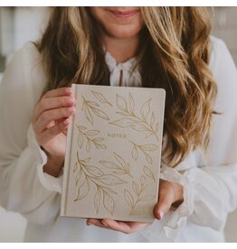 Sweet Water Decor Gold Leaves Notes Journal