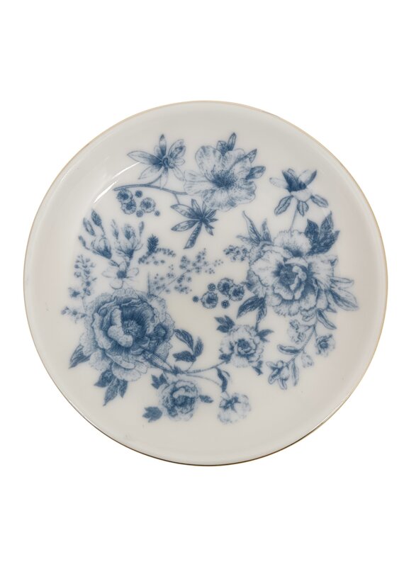 Sweet Water Decor Blue Delft Jewelry Dish