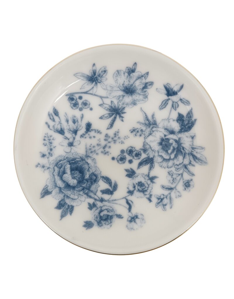 Sweet Water Decor Blue Delft Jewelry Dish