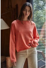 By Together Maggie Rolled Round Neck Sweater