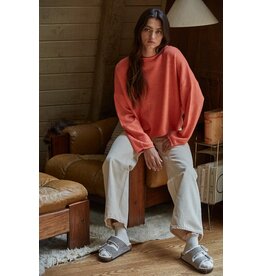 By Together Maggie Rolled Round Neck Sweater