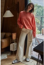 By Together Maggie Rolled Round Neck Sweater