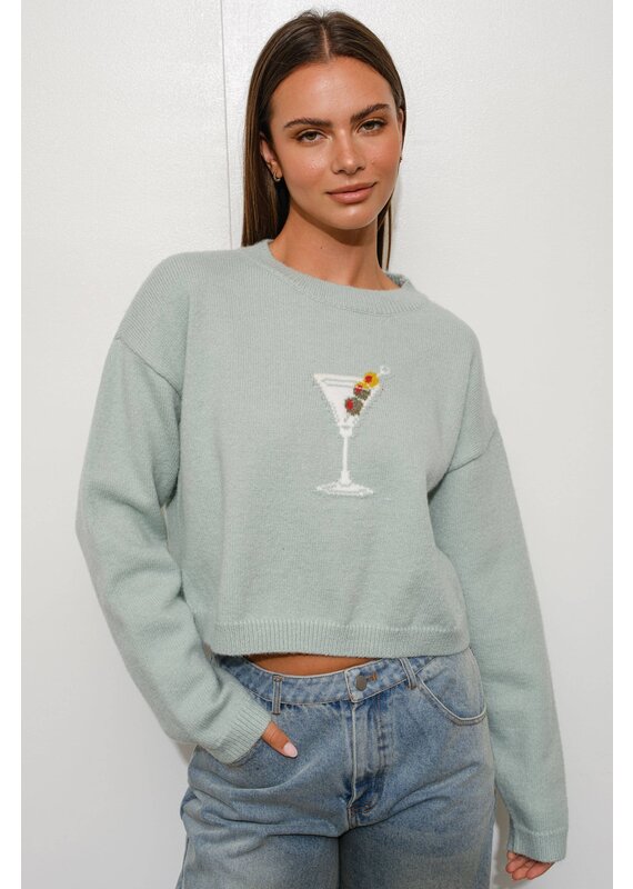 Pretty Garbage Dirty Martini Sweater