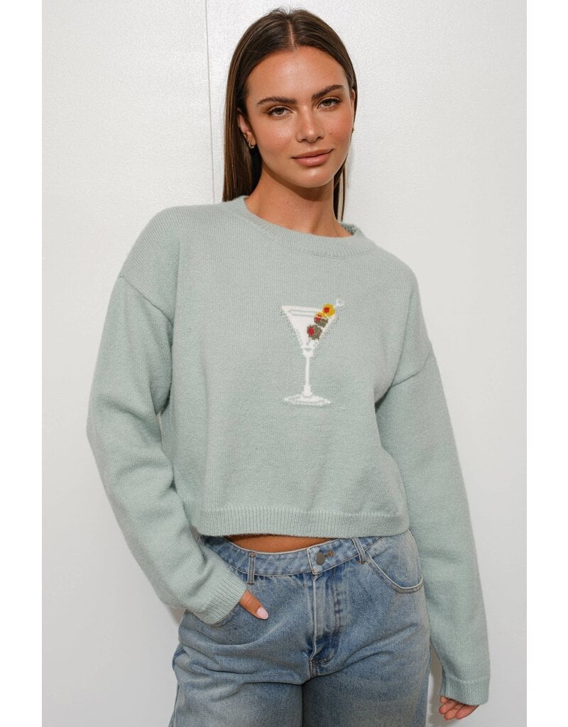Pretty Garbage Dirty Martini Sweater