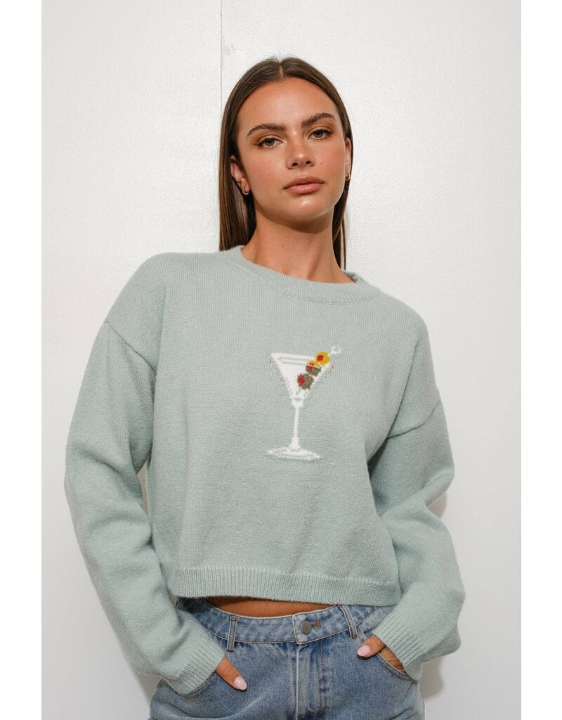 Pretty Garbage Dirty Martini Sweater