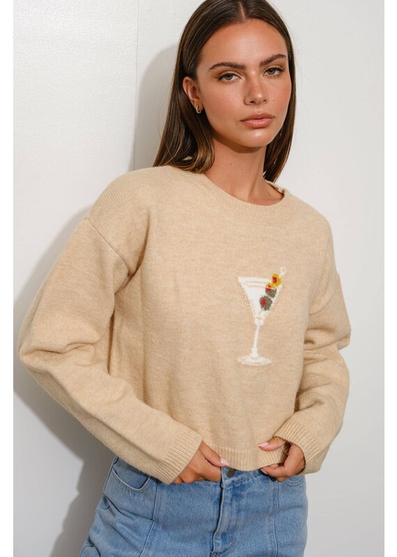 Pretty Garbage Dirty Martini Sweater
