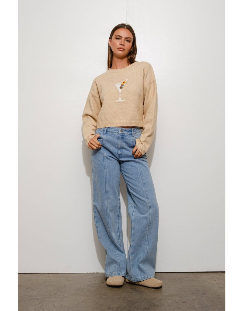 Pretty Garbage Dirty Martini Sweater