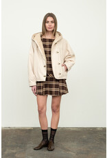 Moon River Jules Toggle Teddy-Lined Jacket