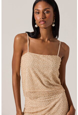 ASTR Messina Pearl Embellished Top