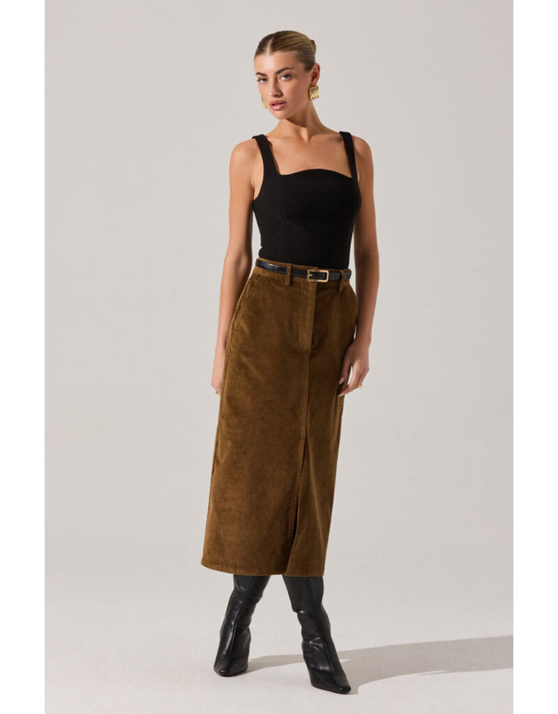 ASTR Kendal Curved Neck Bodysuit