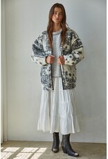By Together Patti Paisley Fleece-Lined Sherpa Jacket
