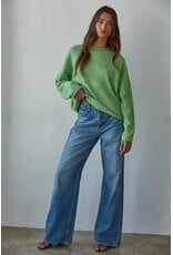 By Together Maggie Rolled Round Neck Sweater