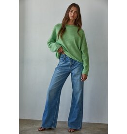 By Together Maggie Rolled Round Neck Sweater